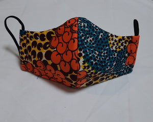 African Print Masks.