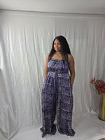 Load image into Gallery viewer, Gorgeous print Jumpsuit Sleeveless Dress With Pockets
