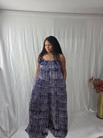 Load image into Gallery viewer, Gorgeous print Jumpsuit Sleeveless Dress With Pockets
