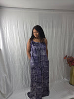 Load image into Gallery viewer, Gorgeous print Jumpsuit Sleeveless Dress With Pockets
