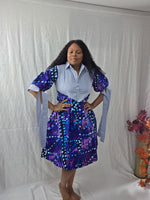 Load image into Gallery viewer, AnKara Shot Dress, with Pockets.
