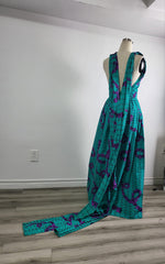 Load image into Gallery viewer, Ankara Infinity Style Gown - Ready to wear and Customize to your size
