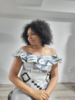 Load image into Gallery viewer, Pretty Off-Shoulder african top

