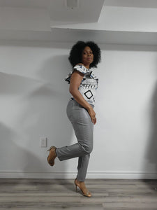 Pretty Off-Shoulder african top