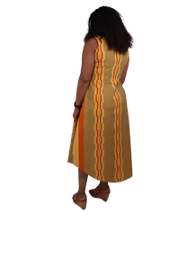 Sleeveless African Print Free Wear