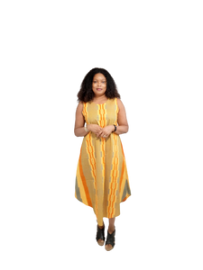 Sleeveless African Print Free Wear