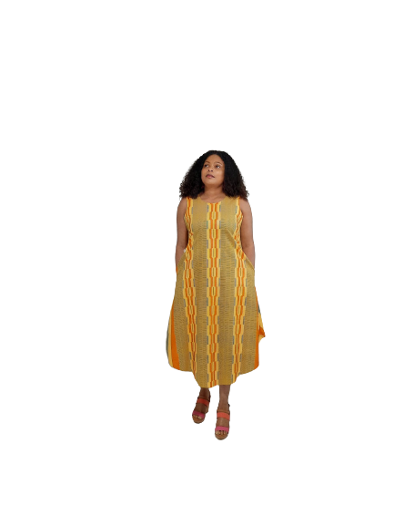 Sleeveless African Print Free Wear