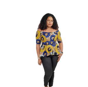 African print online high low top