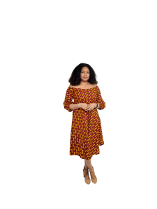African Print Free Wear with Two Pockets.