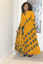 Load image into Gallery viewer, Gorgeous African Print Floor Length A-Line Dress
