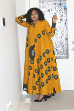 Load image into Gallery viewer, Gorgeous African Print Floor Length A-Line Dress
