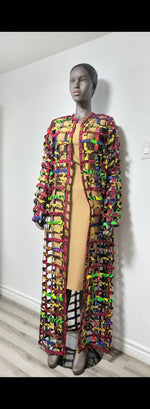 Load image into Gallery viewer, African Print Kimono
